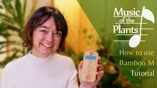 Music of The Plants  How to use Bamboo M the Instrument that gives a voice to Plants Tutorial [upl. by Mohkos]