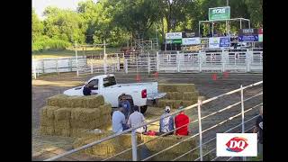 Saunders County Fair Hay Hauling contest 72623 [upl. by Naihtniroc]