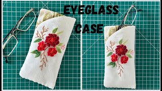 How to diy easy sew sunglasses or eyeglasses case  easy for beginners  diy sewing tutorial [upl. by Ttihw692]