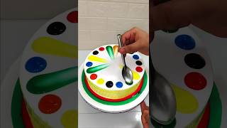 Mix Fruit Cake Design Rainbow🌈 Design Birthday Cake cake viralvideo ytshorts shorts food art [upl. by Ingamar]