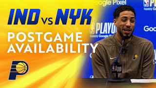 Indiana Pacers Postgame Media Availability vs New York Knicks Game 3  May 10 2024 [upl. by Lauder363]