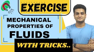 Ncert ExerciseMechanical Properties of FluidsClass 11 Physics ncertsolution fluidmechanics [upl. by Shelburne]