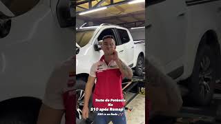 Teste de Potência na Chevrolet S10 após o Remap  220 Cv na Roda [upl. by Reichel]