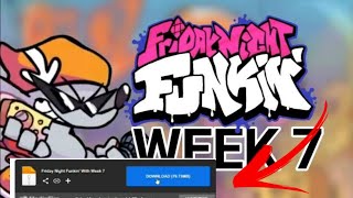 How to download friday night funkin Week 7Free100workingPC FNF WEEK 7 [upl. by Danila]