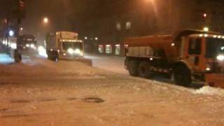 Plowing Snow In New York City [upl. by Julide]