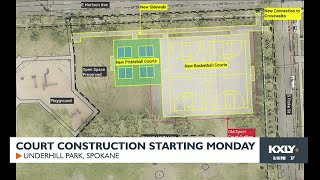 Underhill Park court construction starting Monday [upl. by Ealasaid713]