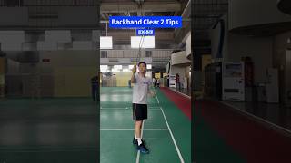 Learn Badminton backhand shots in just 2 easy steps [upl. by Oconnor]