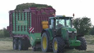 Silage 2024 John Deere 6190R amp Strautmann Wagon [upl. by Norvil]