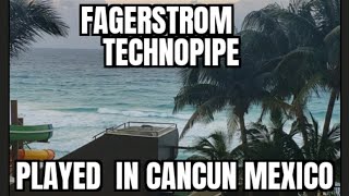 Orange amp Blue Strathspey and Hornpipe Fagerstrom Technopipes electronic bagpipes Played in Cancun [upl. by Dacy]