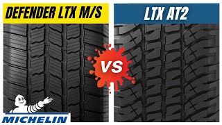 Michelin Defender LTX MS vs LTX AT2 [upl. by Shantee]