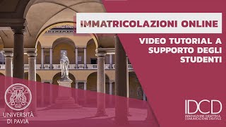 Immatricolazioni Online  Video Tutorial a supporto degli studenti [upl. by Lanaj4]