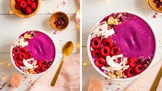 pink pitaya smoothie bowl ✨🌸 [upl. by Retnuh985]