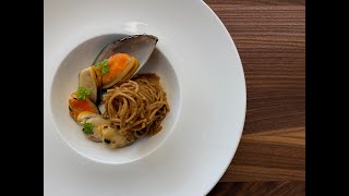 俾大人食咖啡忌廉意粉配青口 Coffee Cream Pasta with Blue Mussels [upl. by Eaver]