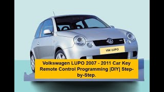 Volkswagen 2007  2011 Car Key Programming DIY StepbyStep [upl. by Lihkin]