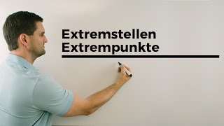 ExtremstellenExtrempunkte Teil 2 mit Monotonietabelle  Mathe by Daniel Jung [upl. by Eulaliah79]