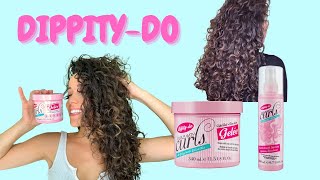 6 CURLY HAIR ROUTINE DippityDo Demo amp Review [upl. by Tomi]