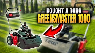 I Bought a Toro Greensmaster 1000 [upl. by Otreblada354]