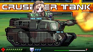 Girls Frontline Tank in Action  Crusader Tank  HD60FPS [upl. by Fortunato667]