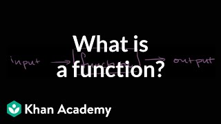 What is a function  Functions and their graphs  Algebra II  Khan Academy [upl. by Ellga111]