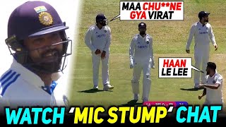 RohitVirat FUNNY Mic Stump Chat goes Viral😂 [upl. by Nnayt323]