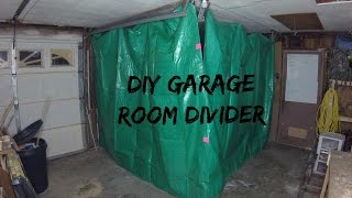 JWF DIY Garage Divider [upl. by Eenrahc]