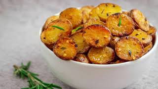 Crispy Roasted Baby Potatoes Recipe with Rosemary and Garlic [upl. by Rehpitsirhc]