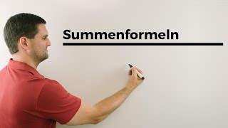 Summenformeln  Mathe by Daniel Jung [upl. by Rakabuba659]