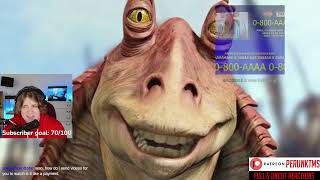 NON STAR WARS Fan Watches Jar Jar Being a Sith Lord Star Wars Conspiracy [upl. by Saffren]