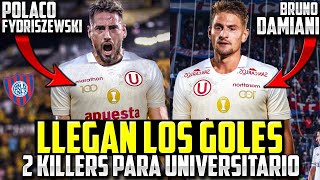 POLACO FYDRISZEWSKI Y BRUNO DAMIANI SERÁN LOS DELANTEROS DE UNIVERSITARIO🔥  ANÁLISIS FICHAJES🏆💣 [upl. by Racklin]