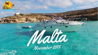 Trip to Malta in November travel video guide Best Places filmed  HD [upl. by Salaidh712]