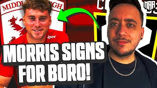 AIDAN MORRIS SIGNS FOR BORO FROM COLUMBUS CREW [upl. by Mariette641]