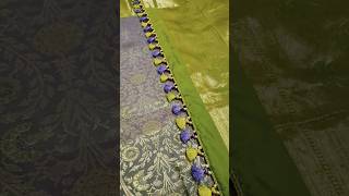 Easy krosha tassels design trending kroshakuchudesigns bridalsaree saree krosha [upl. by Noived498]