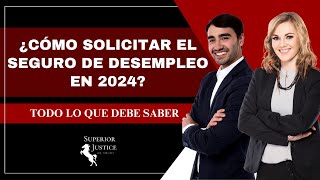 SEGURO DE DESEMPLEO 2024 ¿Cómo y cuándo solicitarlo [upl. by Bardo]