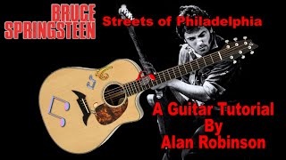 How To Play Streets of Philadelphia by Bruce Springsteen  Acoustically [upl. by Leonelle]