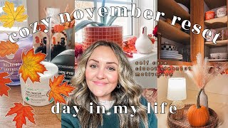 Cozy November Reset self care closet clean out motivation goal setting [upl. by Wernsman]