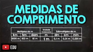 Como Calcular e Converter  km hm dam m dm cm e mm  Medidas de Comprimento [upl. by Hazeghi51]