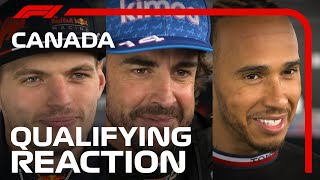 Drivers PostQualifying Reaction  2022 Canadian Grand Prix [upl. by Nwahsyd]