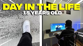 Day In The Life Of A 15 Year Old Content Creator [upl. by Einobe696]