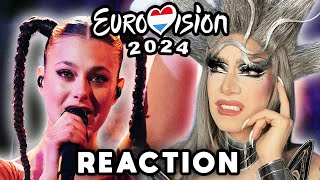 Tali  Fighter LIVE  Luxembourg 🇱🇺  Reacting to Eurovision 2024 [upl. by Klemens876]