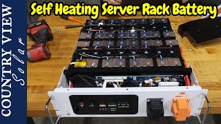 New Heated Server Rack Battery  Overview and Installation  SunGoldPower [upl. by Rossie]