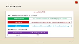 Luftfrachtbrief  👨🏼‍🎓 EINFACH ERKLÄRT 👩🏼‍🎓 [upl. by Aluk]