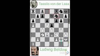 Ludwig Beldow vs Tassilo von der Lasa year 1839 [upl. by Eeliram206]