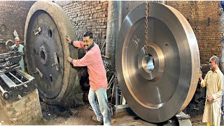 Old wheel of Rolling Mill Machining Complete process [upl. by Niran483]