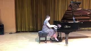 2nd Year Recital Debussy  La cathédrale engloutie [upl. by Brottman]