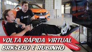 BRKsEDU E RUBENS BARRICHELLO  VOLTA RÁPIDA VIRTUAL 1  ACELERADOS [upl. by Eloise]