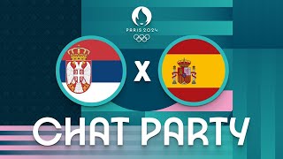 Serbia v Spain  Womens Olympic Basketball Tournament Paris 2024  Chat Party ⚡🏀 [upl. by Diskson]