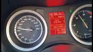 Alfa Brera 20 jtdm Stage 1 Dpf and Egr ON 0120kmh acceleration [upl. by Asik]