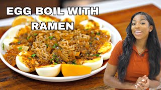 Amazing Egg Boil with Ramen Noodles Recipe [upl. by Annahc]