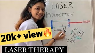 Laser Therapy in physiotherapy  electrotherapy  production  Types  PART 12 [upl. by Ashatan]