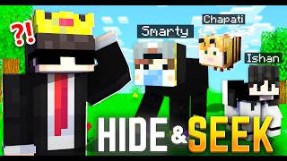 Minecraft Hide and Seek BUT WE ARE MOBS YesSmartyPie KhatarnakIshan ChapatiHindustaniGamer [upl. by Allissa]